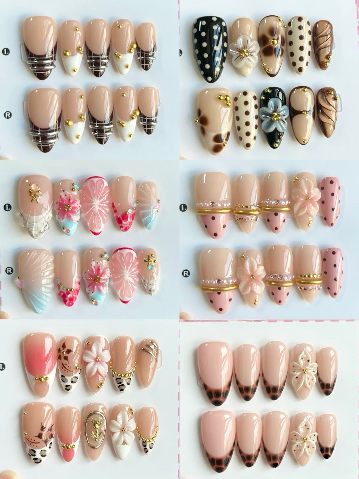 Custom press-on nails